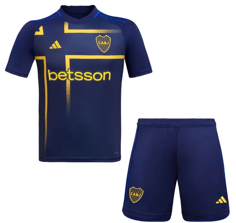 Kit infantil III Boca juniors 2024 2025 Adidas oficial 